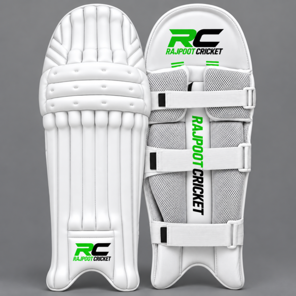 White Pads RC Sports Premium Quality | Hard Ball Pads